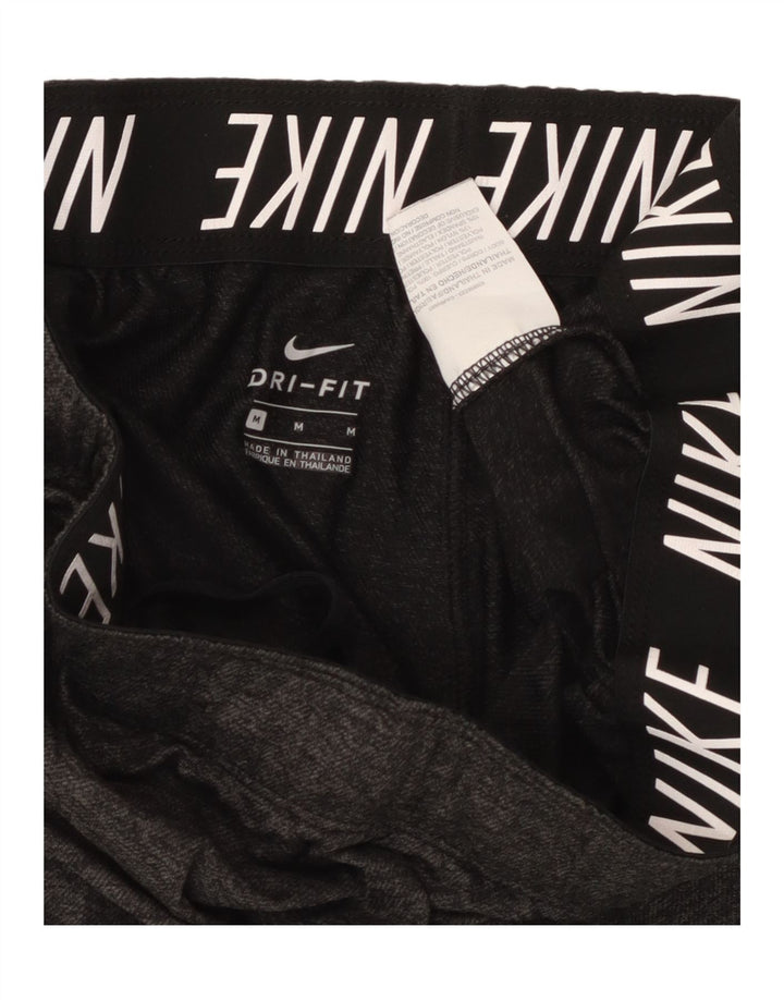 Nike Short de sport Dri Fit pour femme UK 14 Gris moyen Polyester