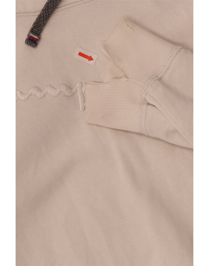 Champion Pull à capuche graphique pour femme UK 14 Blanc moyen