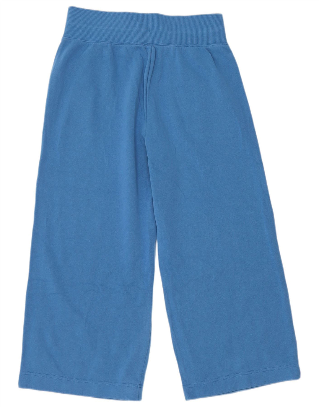 Nike Pantalon de survêtement court à jambe large pour femme UK 14 Bleu moyen