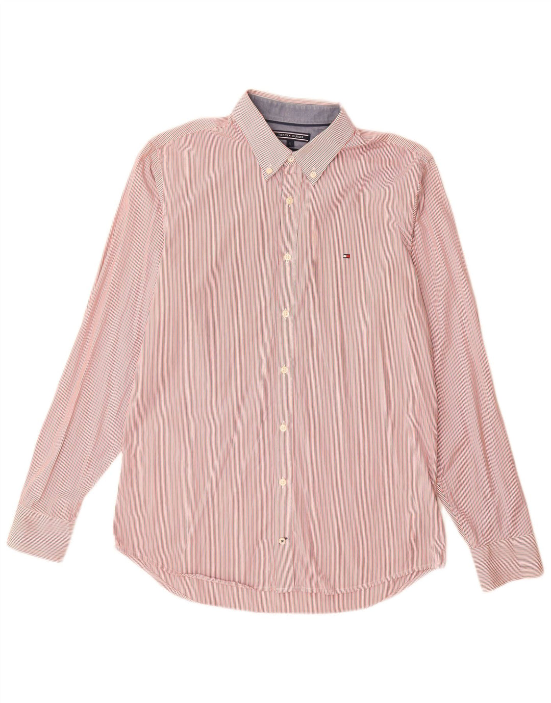 Tommy Hilfiger Chemise Homme Large Rose Coton
