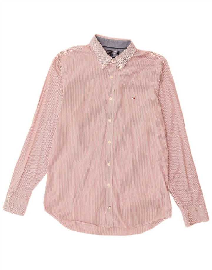 Tommy Hilfiger Chemise Homme Large Rose Coton