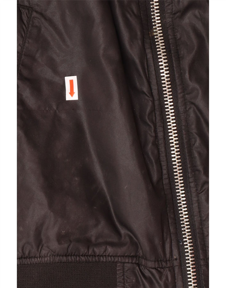 G-Star Veste Bomber Graphique Homme UK 38 Medium Noir Polyamide