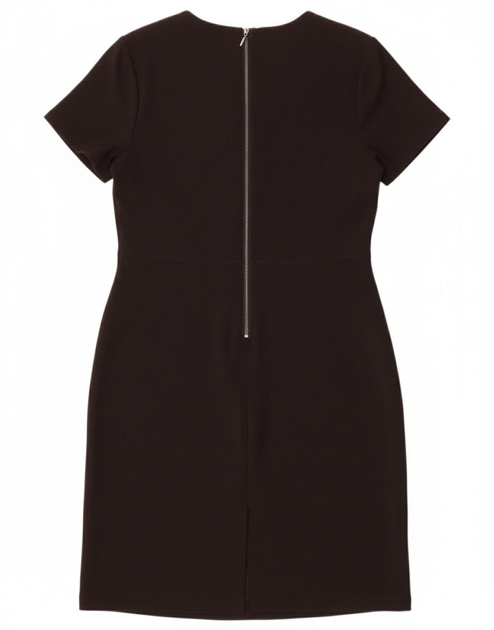 NEXT Womens Sheath Dress UK 12 Medium Black Polyester