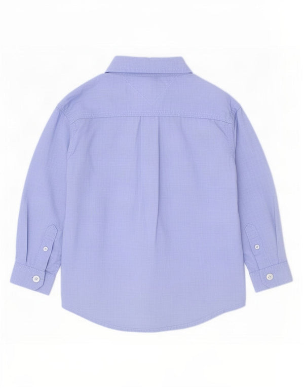 Tommy Hilfiger Chemise bébé garçon 12-18 mois Bleu Coton