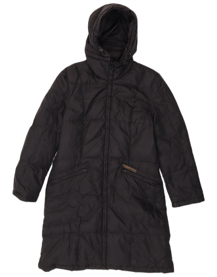 Gas Manteau rembourré à capuche pour femme UK 44 Medium Noir Polyamide
