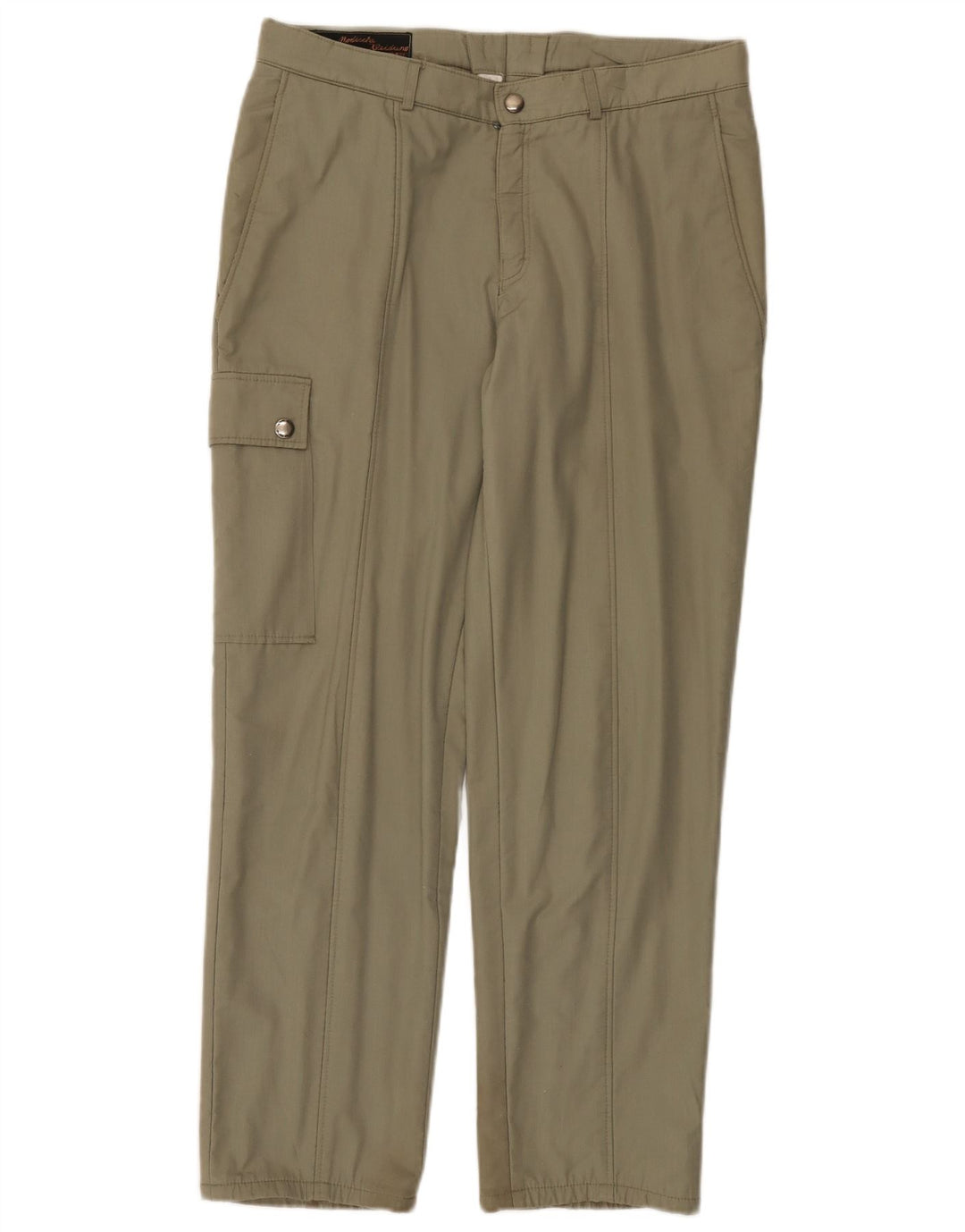 VINTAGE Pantalon Cargo Droit Homme W32 L29 Kaki