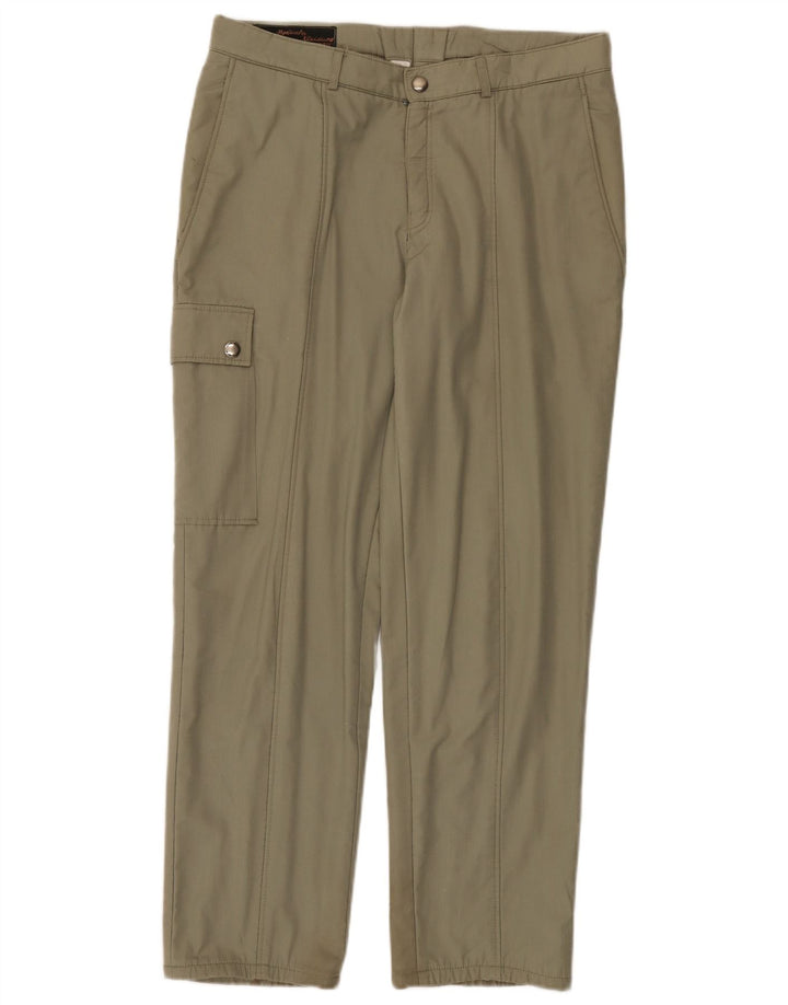VINTAGE Pantalon Cargo Droit Homme W32 L29 Kaki
