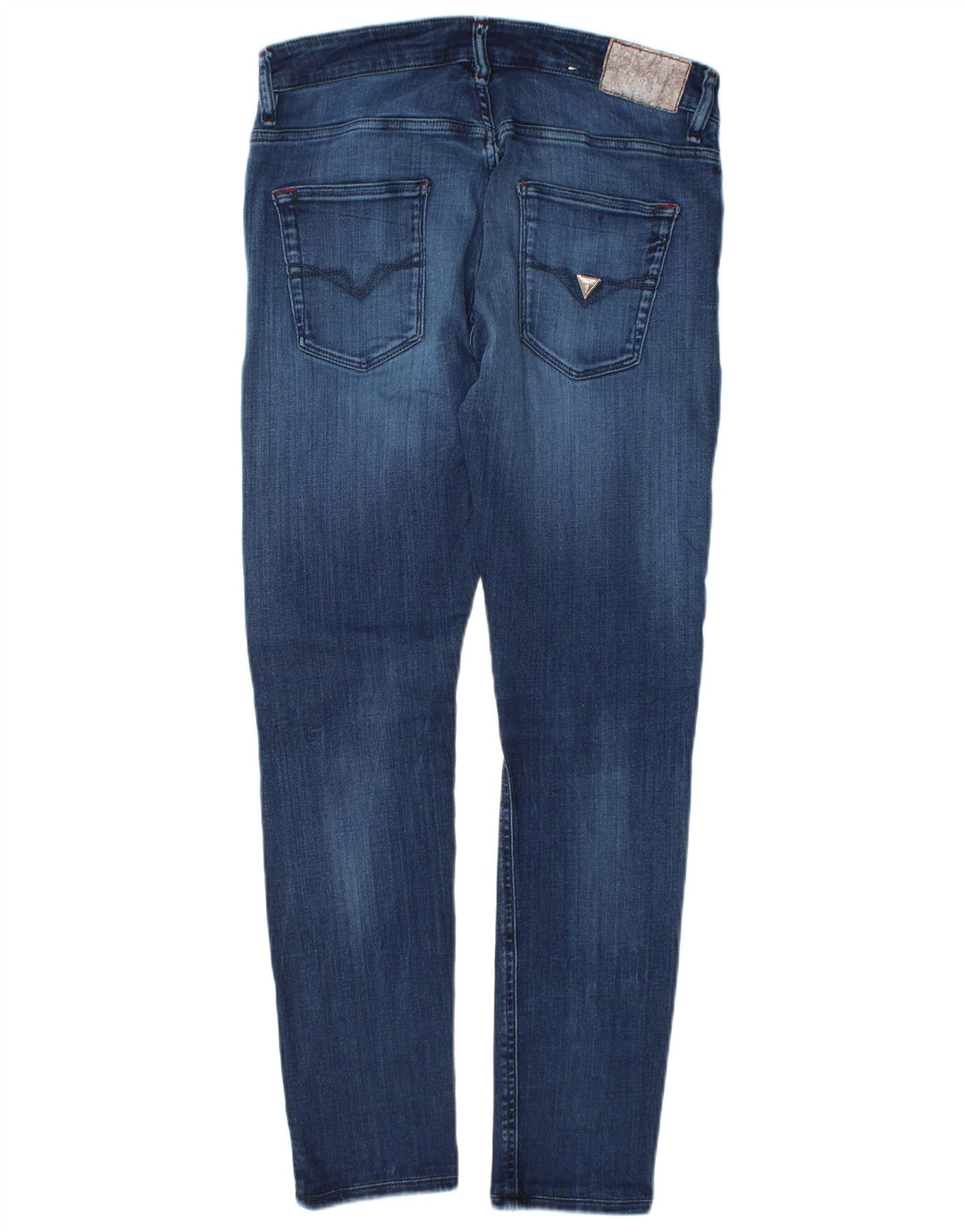 Guess Jean Slim Homme W32 L30 Bleu Lyocell