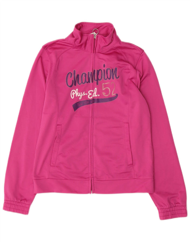 CHAMPION Veste de Survêtement Graphique Fille 11-12 Ans Grand Rose