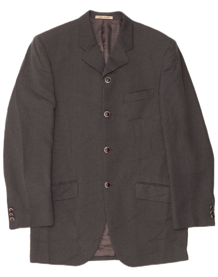 Carlo Pignatelli Veste blazer longue à 4 boutons pour homme IT 48 Gris moyen