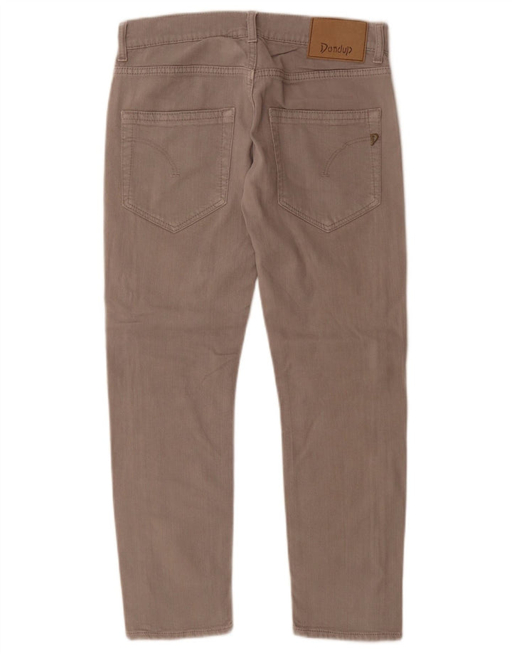 Dondup Jean Slim Crop Femme W27 L26 Gris Coton