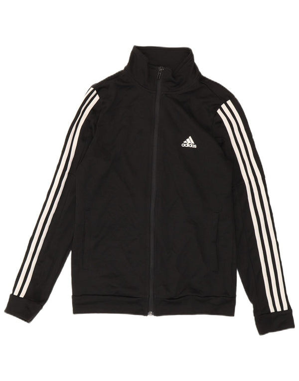 Adidas Veste de survêtement pour femme UK 8/10 Petit Noir Polyester