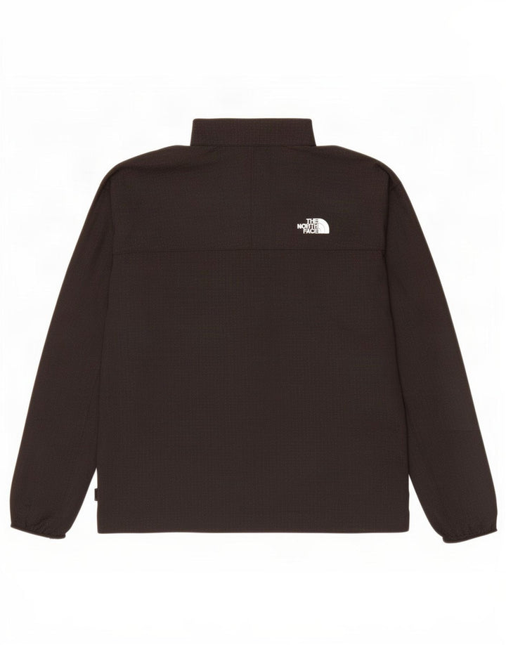 The North Face Haut de survêtement à col zippé pour hommes, grand, noir à pois