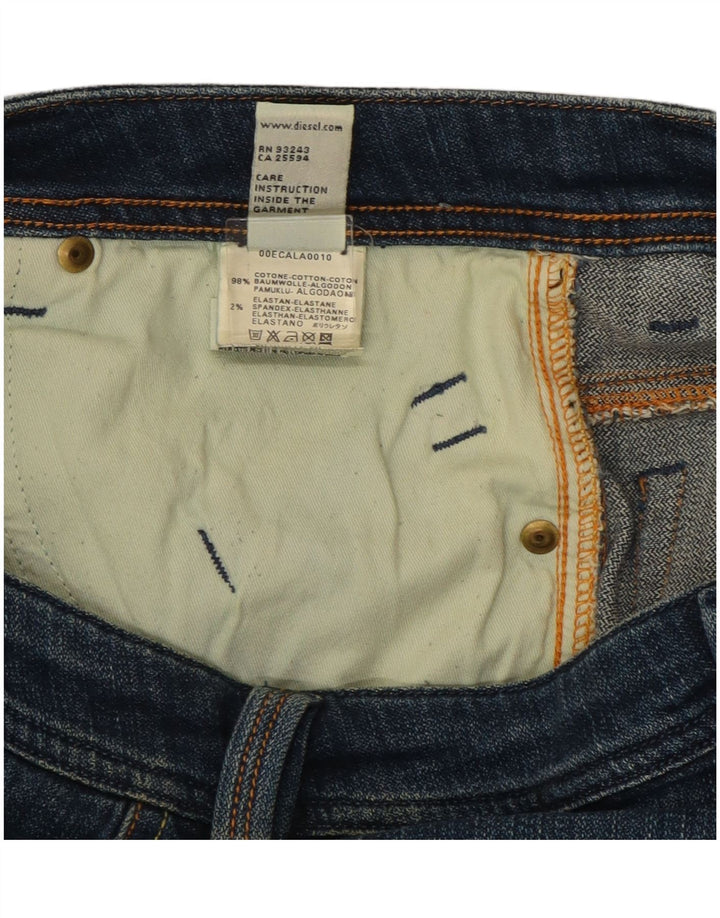 Diesel Jean Droit W30 L33 Homme Bleu Coton