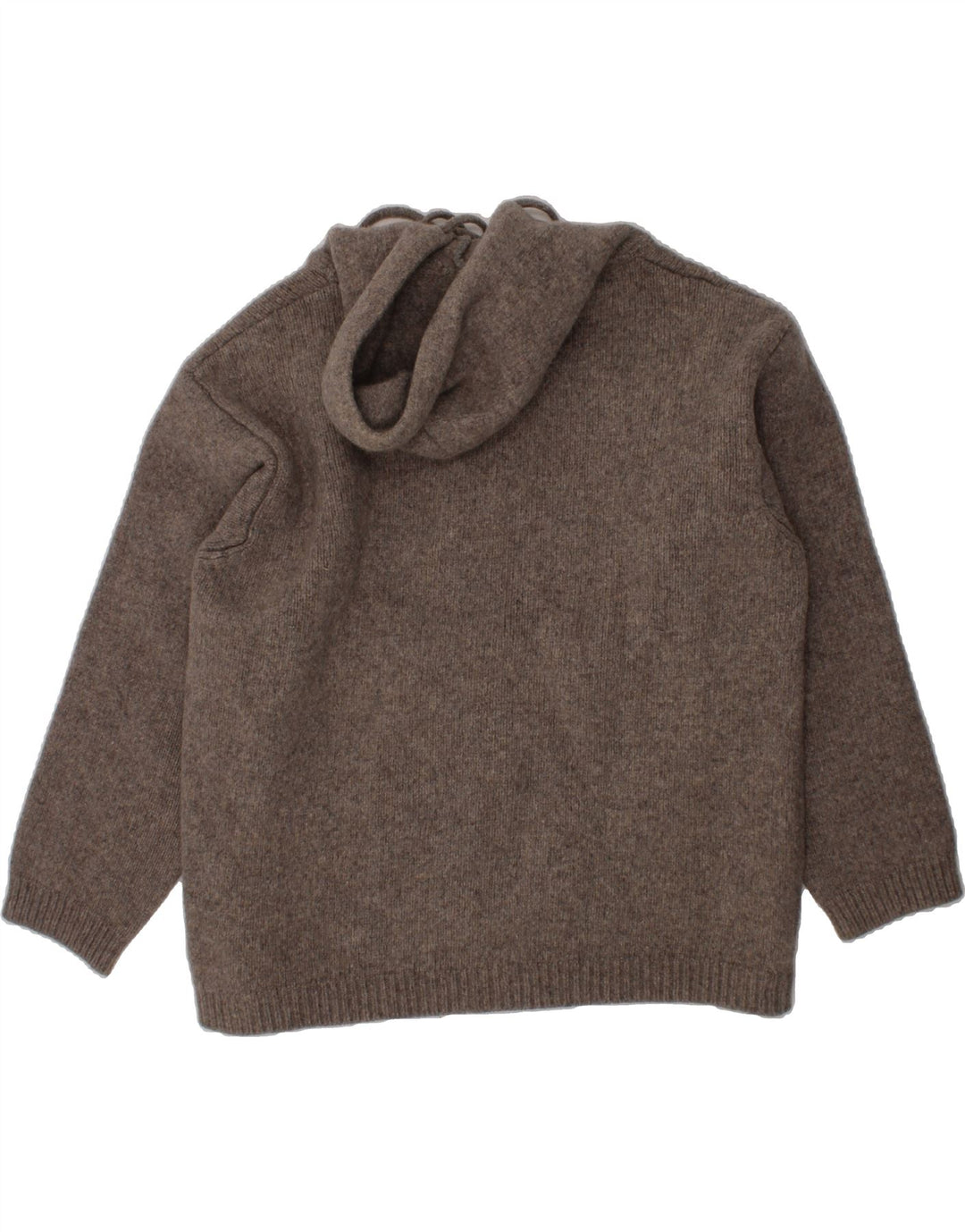 BENETTON Boys Hooded Jumper 11-12 Years Grey Vintage Benetton and Second-Hand Benetton from Messina Hembry 