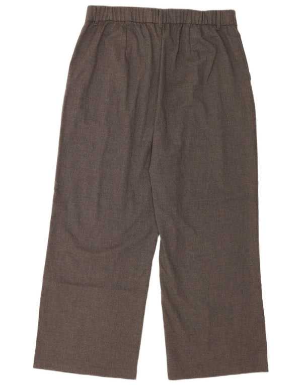 Hollister Pantalon décontracté taille haute jambe large pour homme XL W38 L27 Gris