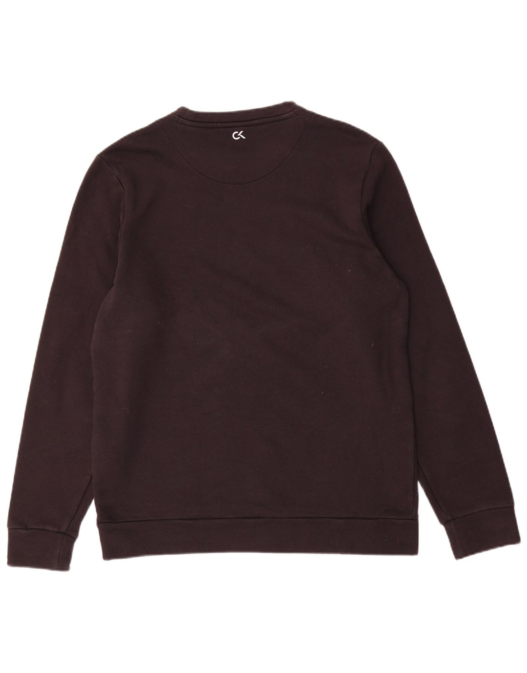 CALVIN KLEIN Sweat-shirt Performance pour femme UK 14 Marron moyen