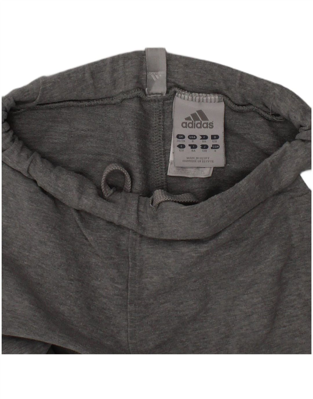 Adidas Pantalon de Survêtement Fille Joggers 7-8 Ans Gris Coton