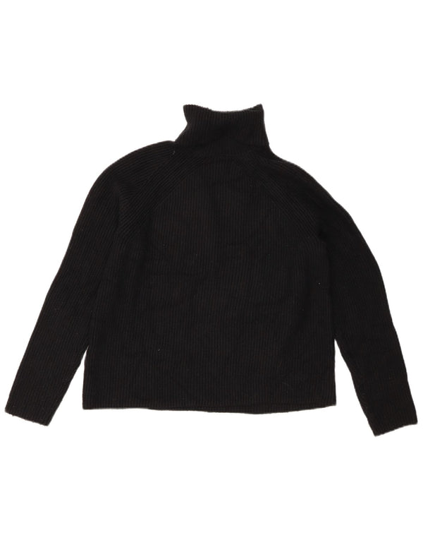 Marks & Spencer Pull col roulé pour femme UK 10 Small Noir Viscose