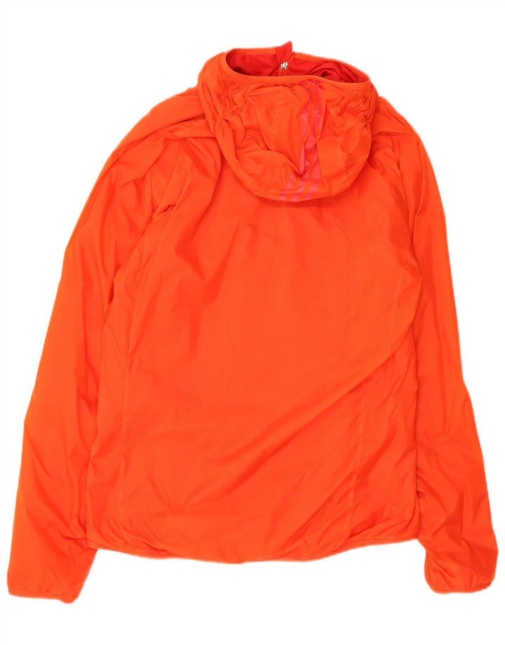 Adidas Veste réversible à capuche pour homme UK 40/42 Nylon orange moyen