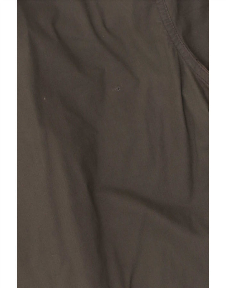 Superdry Chemise militaire à manches courtes pour hommes, grand coton gris