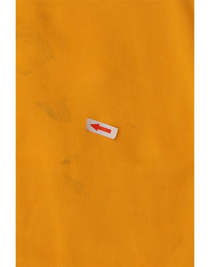 Zara Sweat-shirt surdimensionné à manches 3/4 pour femme UK 10 Petit Jaune