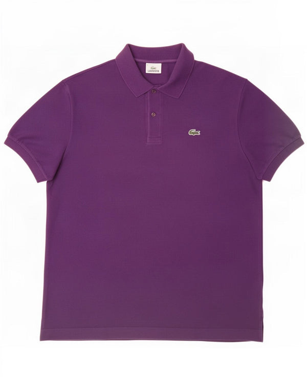 Lacoste Polo Homme Taille 6 XL Violet Coton