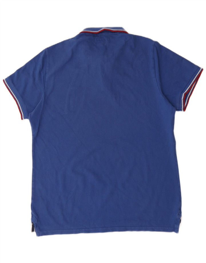 Superdry Polo Homme 2XL Bleu Coton