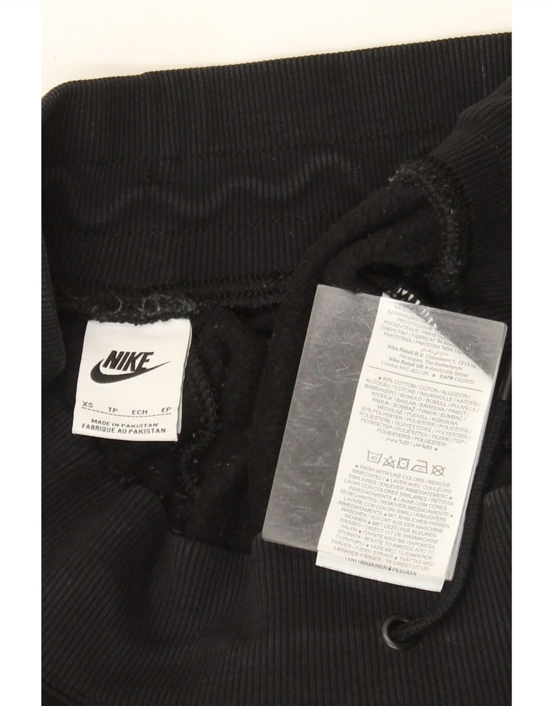 NIKE Pantalon de survêtement pour femme Joggers UK 6 XS Coton noir