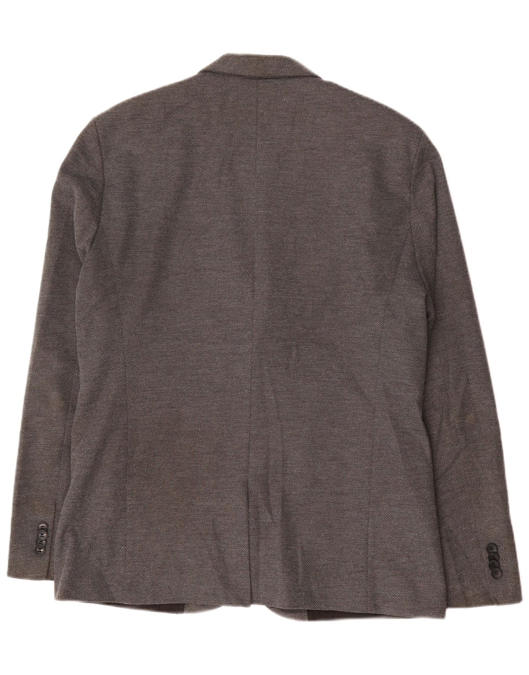 Zara Veste Blazer 2 Boutons Homme UK 42 XL Gris Polyester