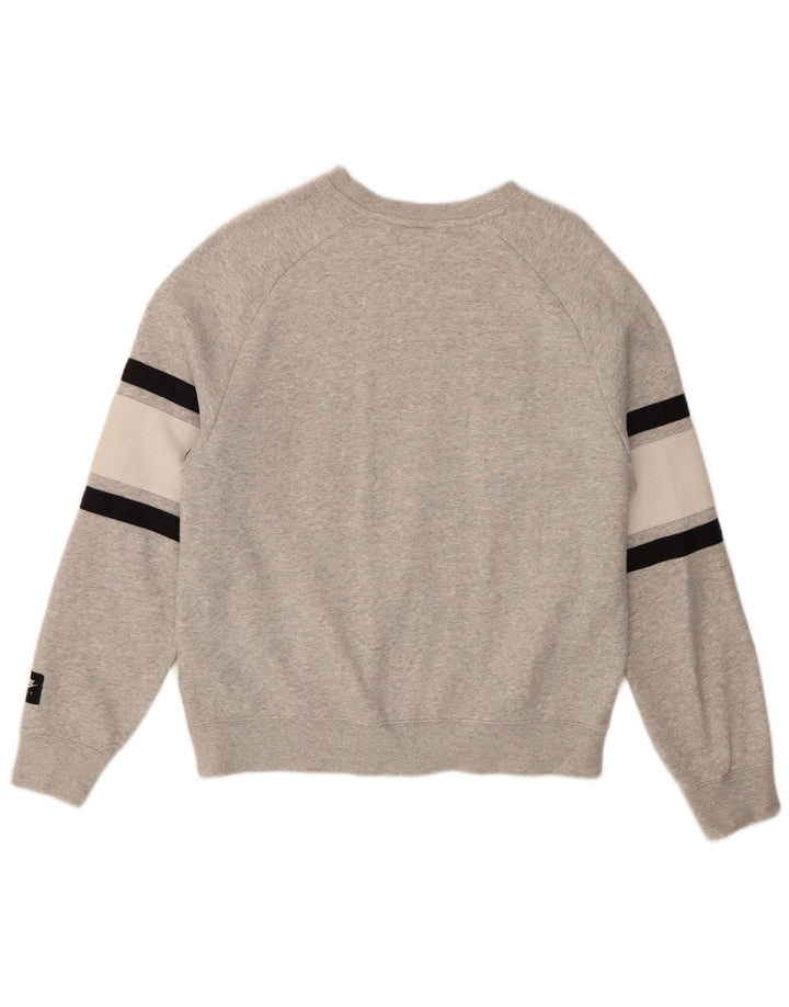 Nike Sweat-shirt oversize graphique pour femme Gris Small Colorblock