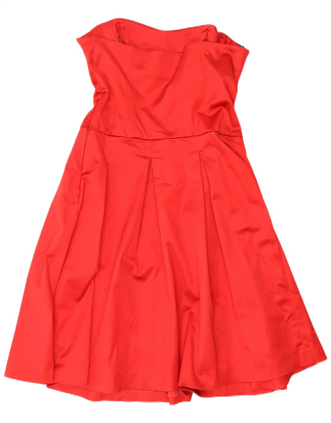 Coast Robe bustier pour femme UK 46 Large Rouge Acétate