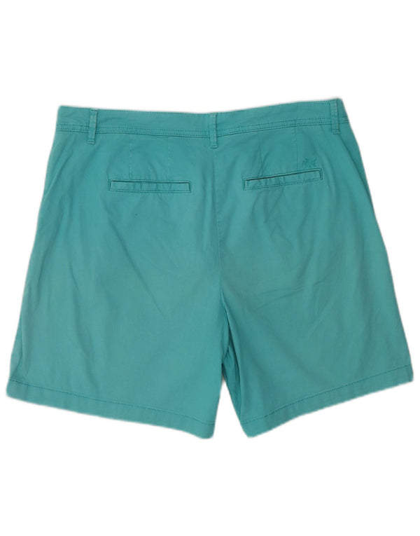 Crew Clothing Short Chino Regular pour Femme UK 14 Large W36 Coton Turquoise