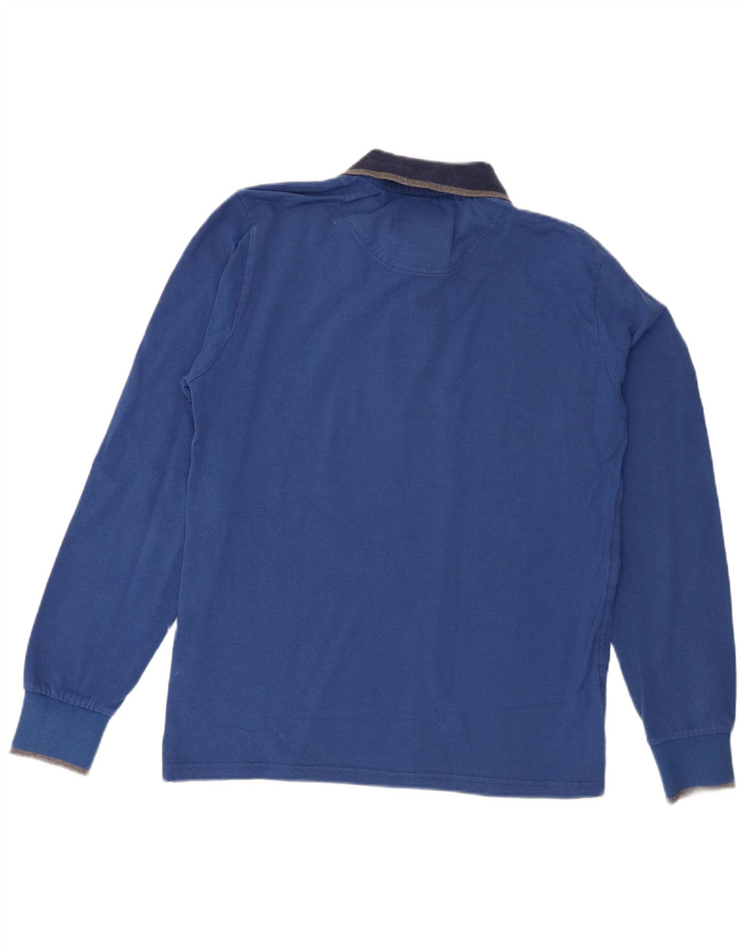 North Sails Polo de Rugby à Manches Longues Homme en Coton Bleu Moyen