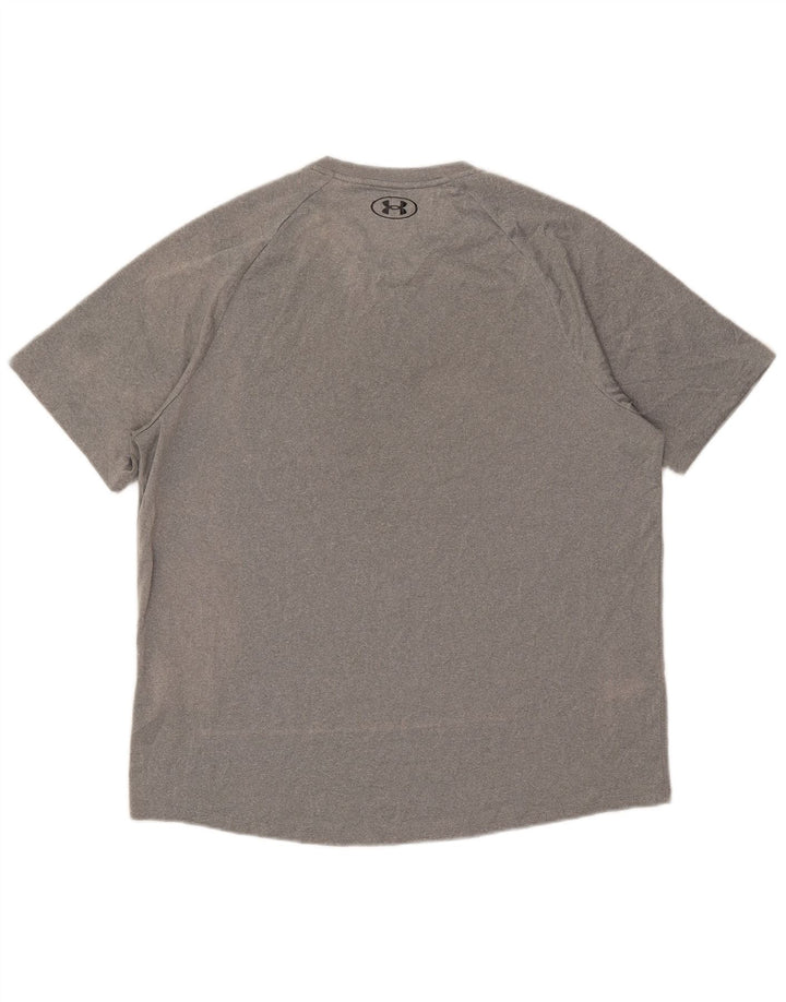 Under Armour T-Shirt Homme Haut Large Gris Moucheté Polyester