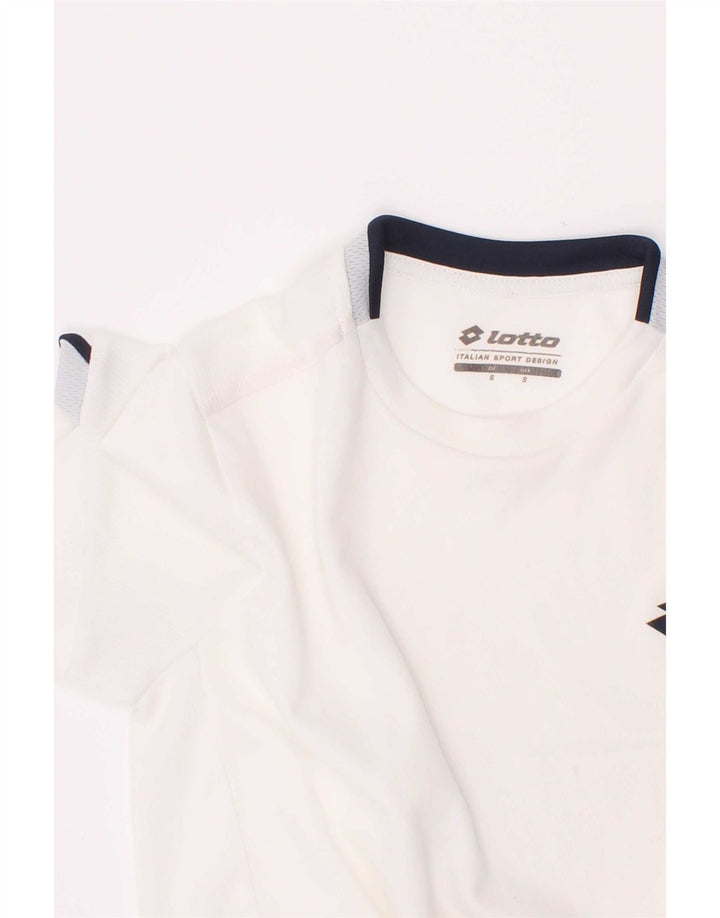 Lotto T-shirt pour femme UK 8 Small Blanc