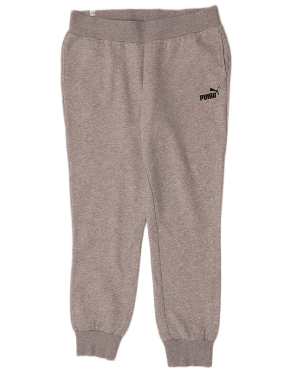 Puma Pantalon de survêtement pour femme Joggers UK 16 Large Gris Moucheté