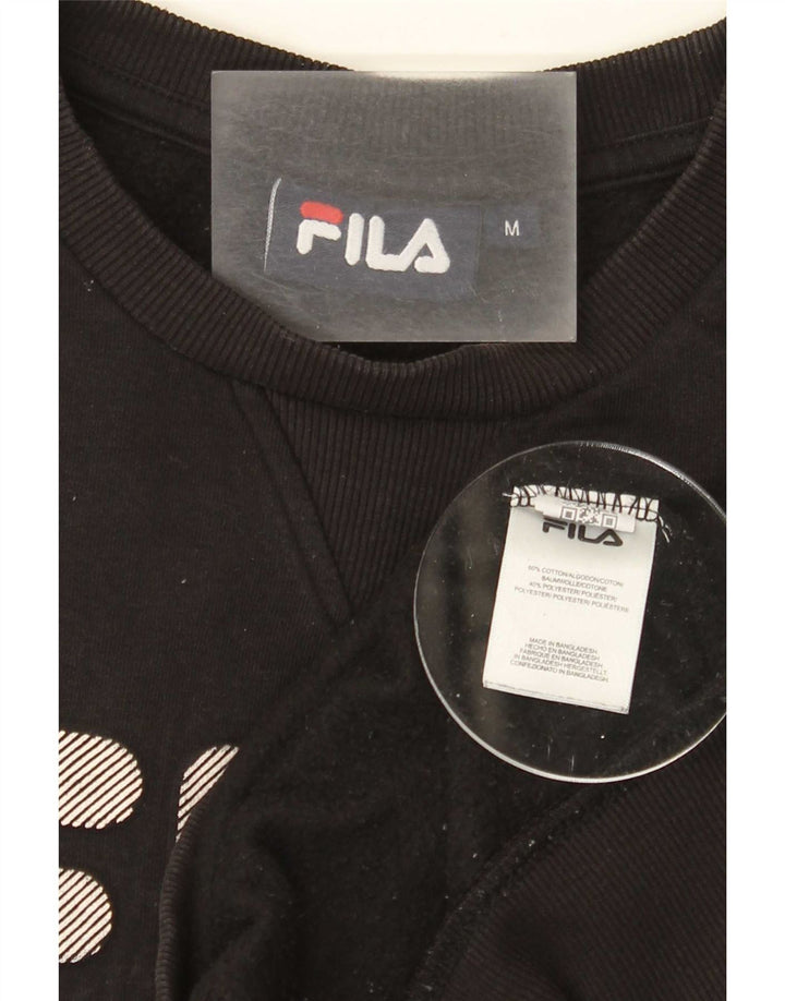 Fila Sweat-Shirt Graphique Homme Noir Moyen Coton