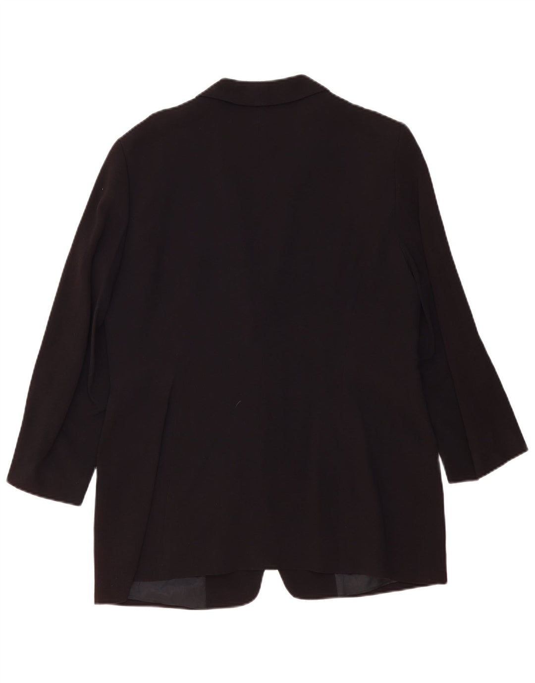 ZARA Veste blazer à 1 bouton et manches 3/4 pour femme EU 44 XL Rayonne noire