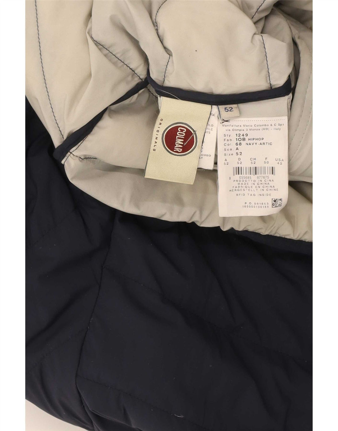 Colmar Veste matelassée à capuche IT 52 Large Bleu Marine Polyamide