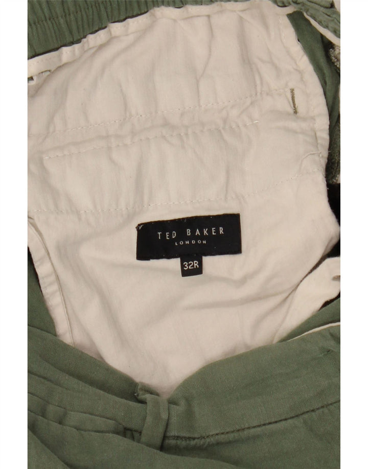 Ted Baker Short Chino W32 Homme Vert Moyen Modal