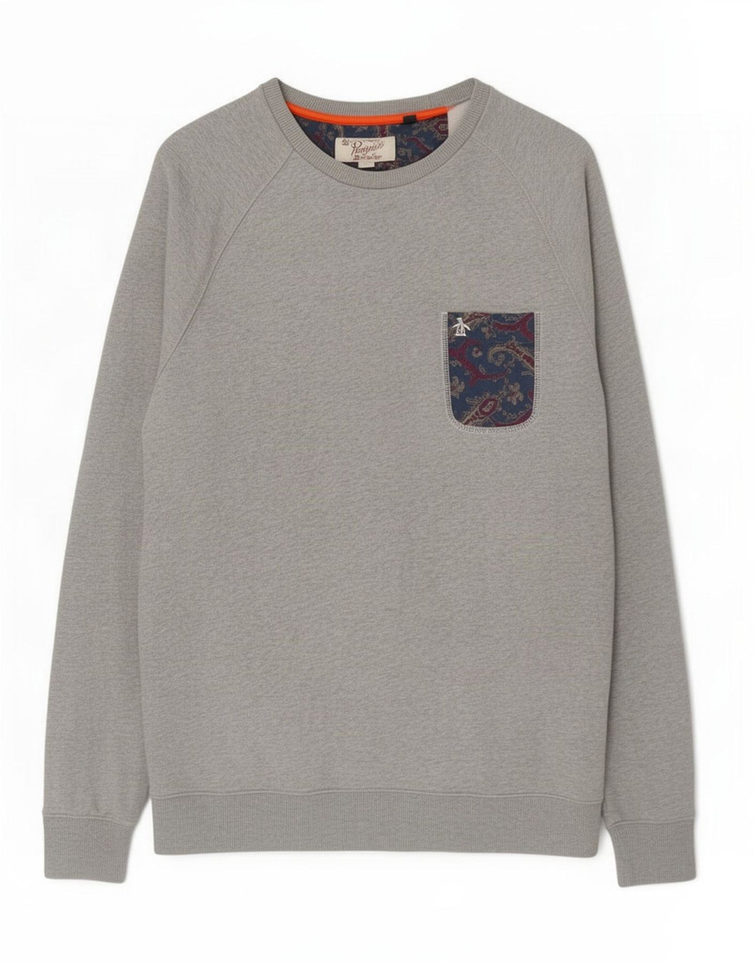 Penguin Sweat-Shirt Homme XL Gris