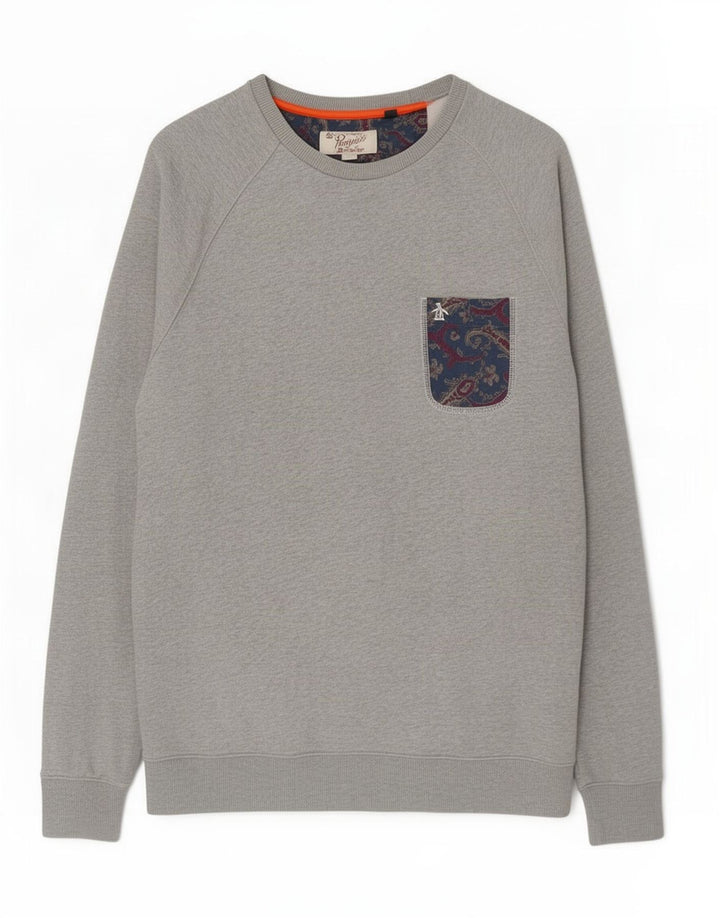 Penguin Sweat-Shirt Homme XL Gris