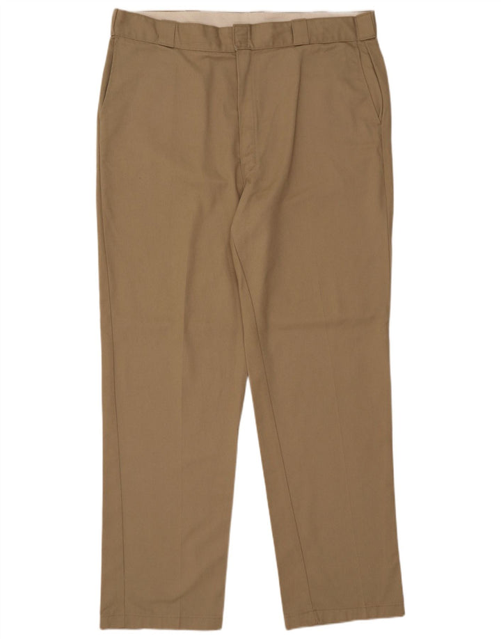 DICKIES Pantalon Chino Droit Homme W40 L34 Beige Polyester