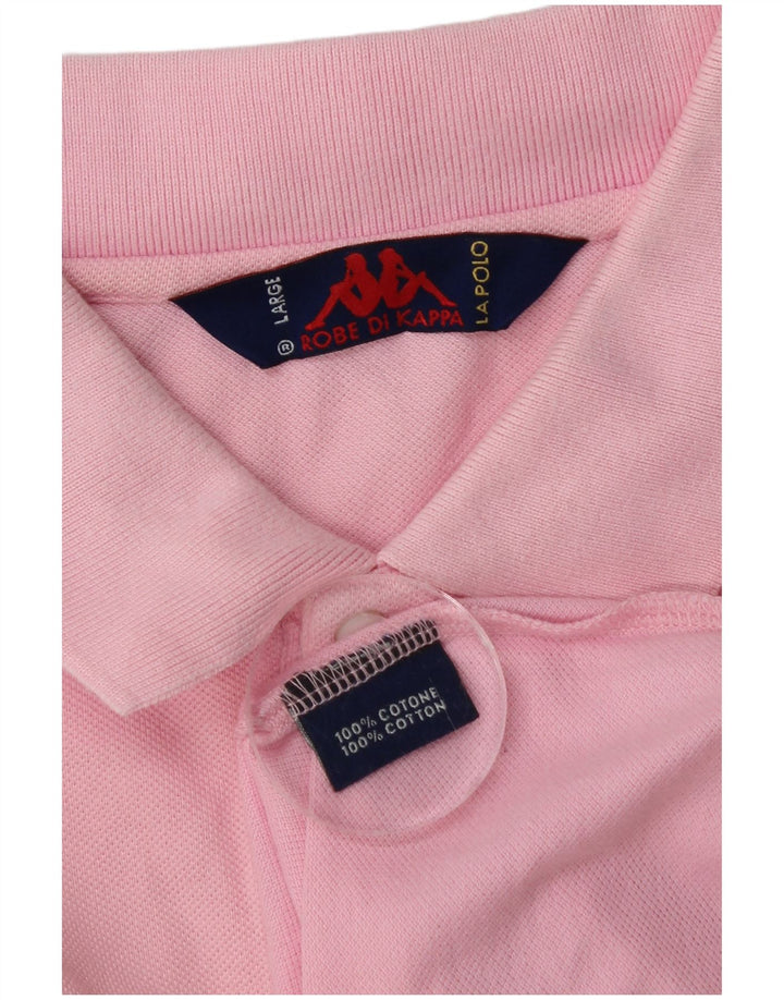 Kappa Polo Homme Grand Rose Coton