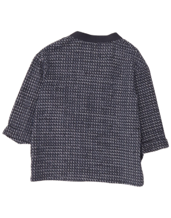 Marks & Spencer Pull cardigan à manches 3/4 pour femme UK 10 Small Bleu