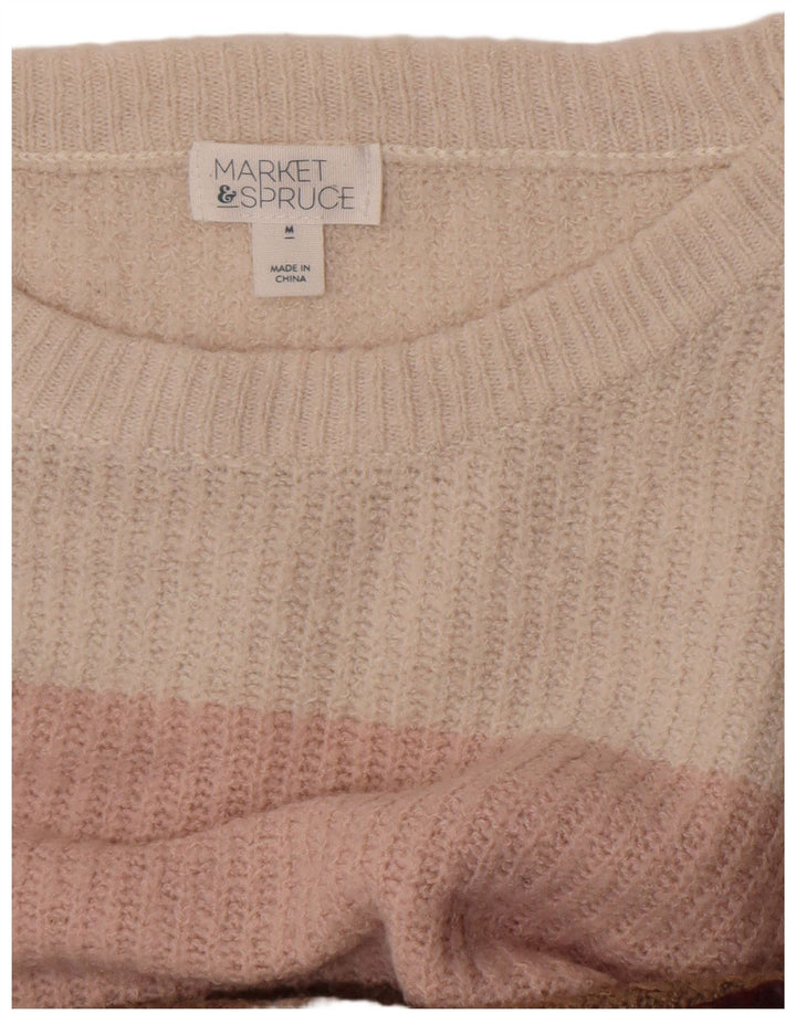 Market & Spruce Pull ras du cou pour femme UK 14 Medium Multicolore