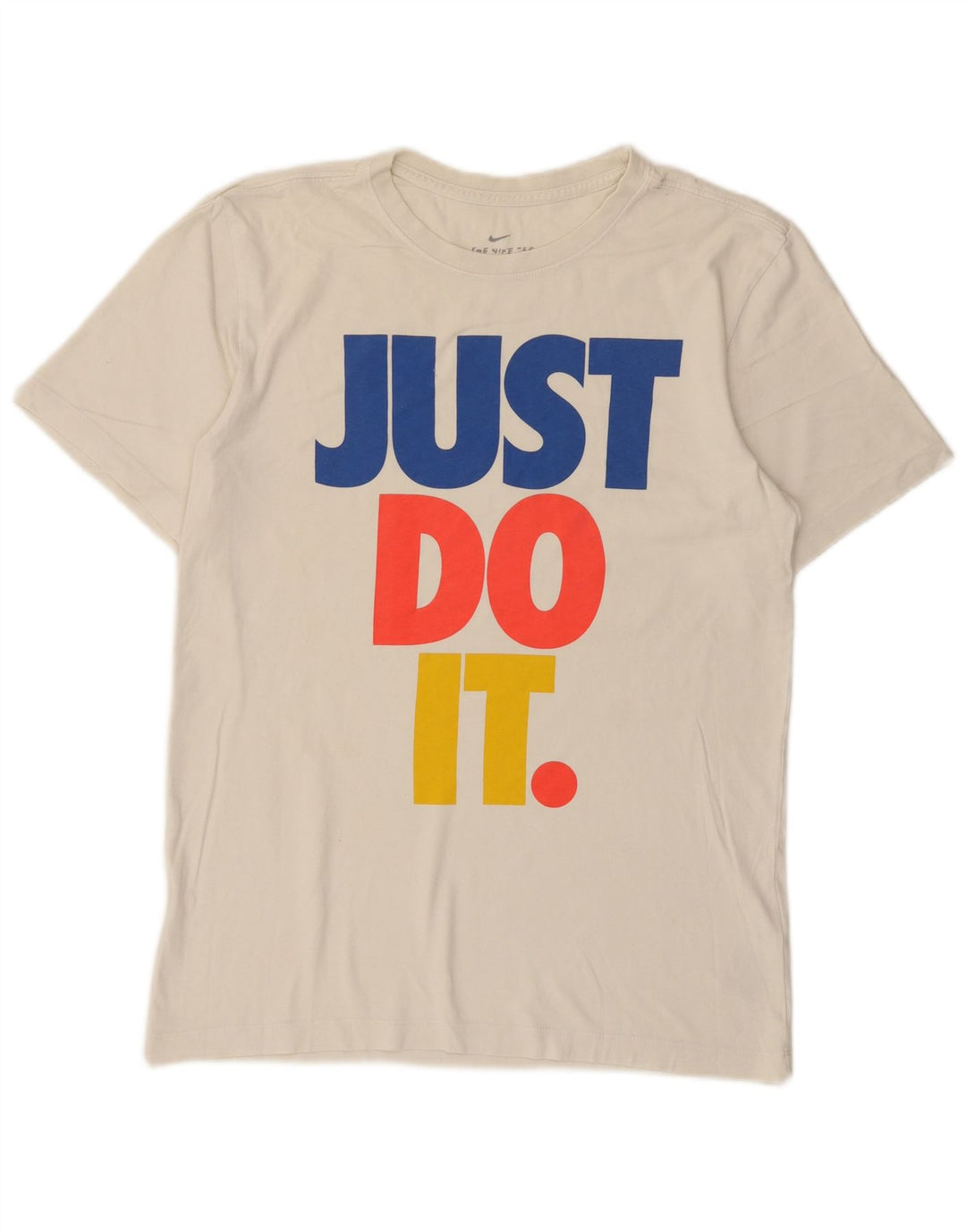 Nike T-shirt graphique pour hommes, petit, en coton blanc