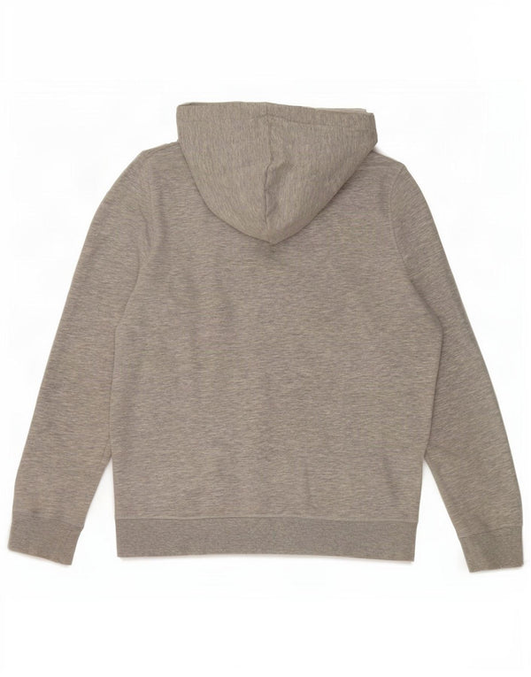 Jack Wills Pull à capuche surdimensionné graphique pour femme UK 10 Petit gris moucheté