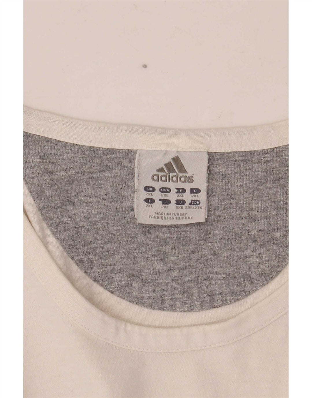 Adidas Débardeur pour homme 2XL Blanc